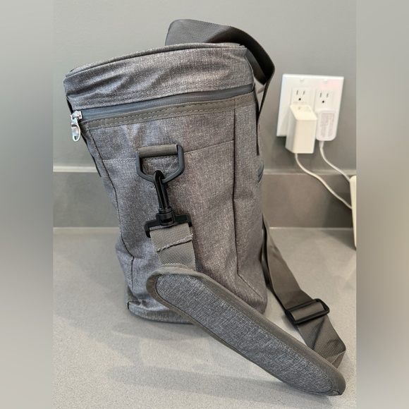 Gray Cooler Bag with Shoulder Strap - Picture 2 of 5